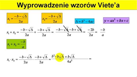 Wzory Vieta - Wyprowadzenie - Matfiz24.pl - YouTube