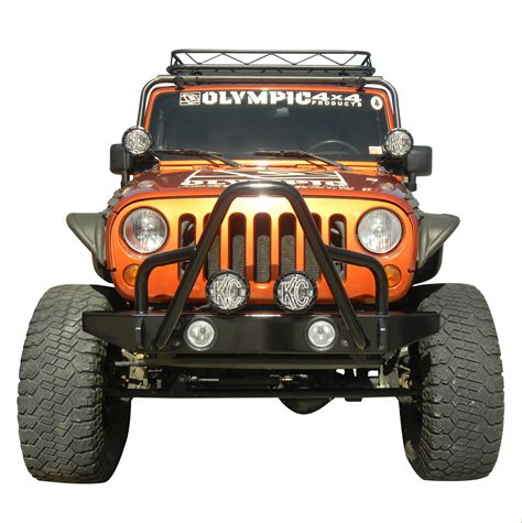 Olympic 4x4 Products Front Boa Rock Bumper For 07 13 Jeep Wrangler Jk