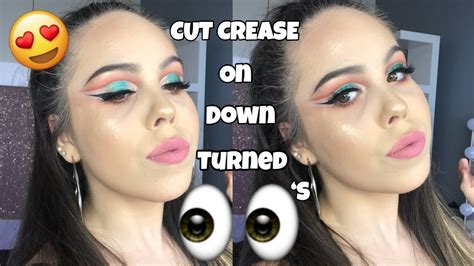Easy Cut Crease For Beginners Down Turned Eyes Edition Meli Youtube