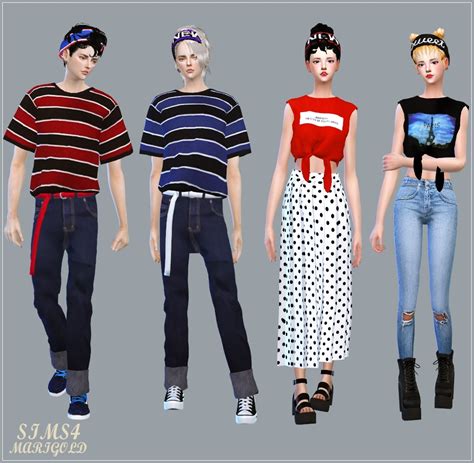 My Sims 4 Blog Clothing And Hats For Males And Females By