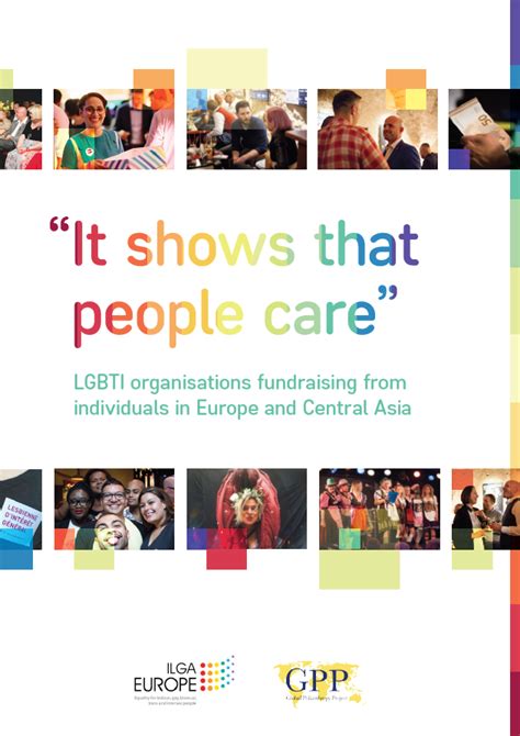 It Shows That People Care Lgbti Organisations Fundraising From Individuals In Europe And