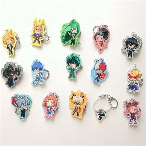 My Hero Academia Acrylic Charms Himiko And Dabi The Big Etsy