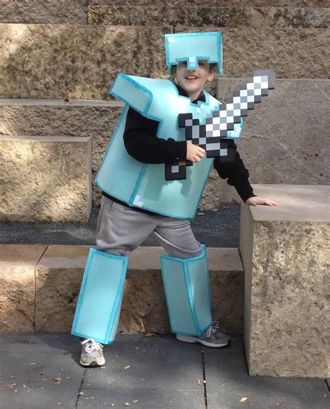 Diy Minecraft Play Armor Made With Foam Stlmotherhood