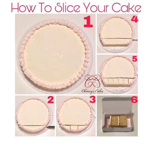 How To Slice Your Cake Pastry Desserts Custom Cakes Dessert Bars