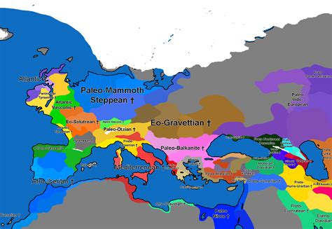 Speculative Linguistic Map Of Europe In 10000 Bc Rimaginarymaps