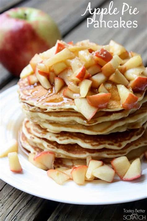 It is so simple and so delicious, you'll wonder why anyone makes anything more complicated. Apple Pie Pancakes Recipe - Tastes Better From Scratch