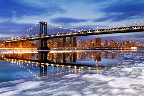 Manhattan Bridge East River New York City New York America New