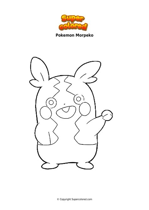 Disegno Da Colorare Pokemon Morpeko Supercolored Com