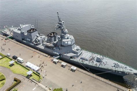One Of Japans Newest Warships Is To Dock At Subic Port Today For A 3