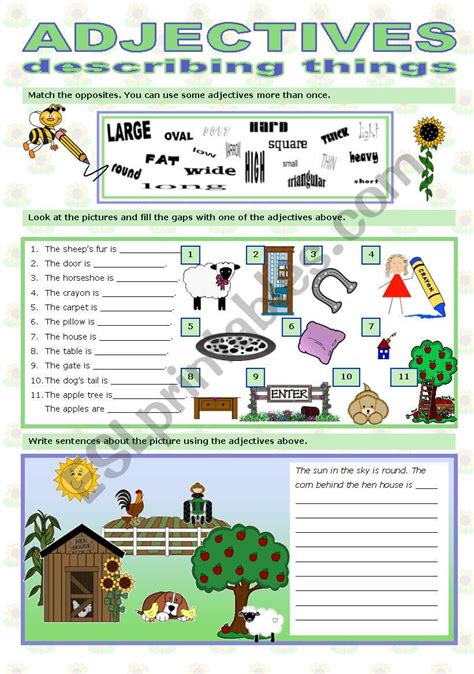 Describe The Picture Esl Worksheet By Zorita Describing A Picture