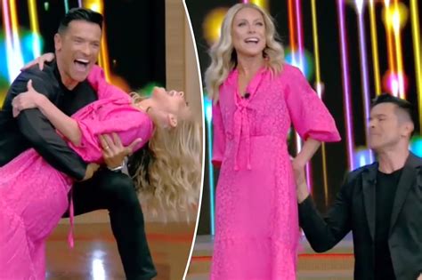 Kelly Ripa Suffers Wardrobe Malfunction During ‘live Show ‘take It Off