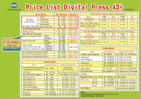 Harga Print Warna A3 Per Lembar | Ide Perpaduan Warna
