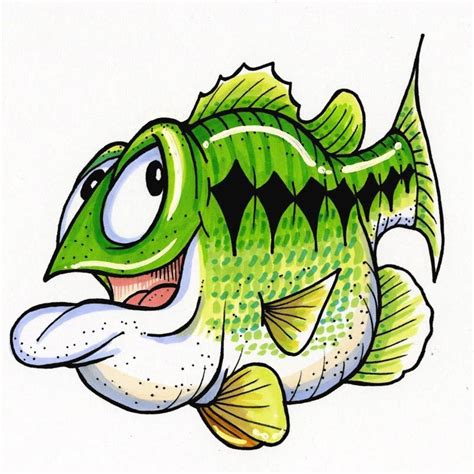 How To Draw Largemouth Bass Step By Step Guide Drawing All