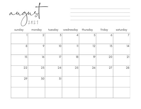 You can utilize the calendar templates that exist on the internet or you can put together your own ideas. FREE Printable Calendar (2021) - Easy to Download + Print ...
