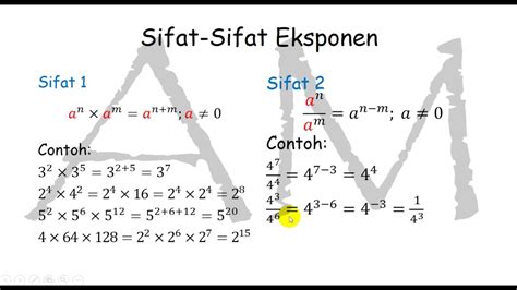 Sifat Sifat Eksponen