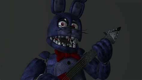 Tmg Unwithered Bonnie 3d Model By Pfgfromyt Fnafgamerreeeeee