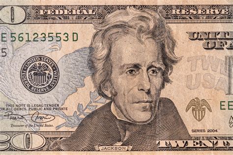 Darmowy Obraz Andrew Jackson Banknot Dwudziestodolarowy Stanów