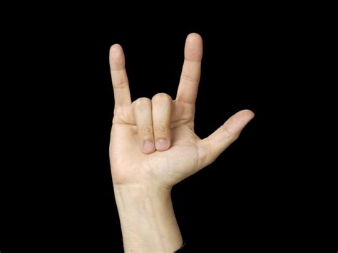 This symbol is most widely. Buckeye by Marriage: The I love you hand
