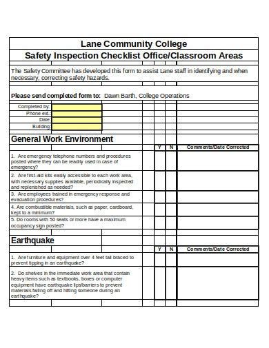 Except for hiring a home inspector to go about your likely invest in having a. 10+ Daily Safety Inspection Checklist and Form Templates in PDF | XLS | DOC | Free & Premium ...