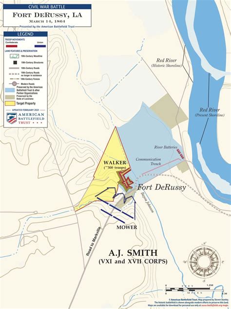 Fort Derussy Mar 14 1864 American Battlefield Trust