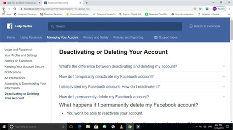 We all know that social platforms do have a way of taking all your time. How to delete facebook Account permanently, in 2019 & 2020 ...