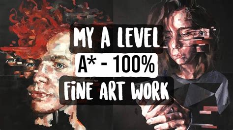 A Level Fine Art Book Flip Through A 100 Youtube