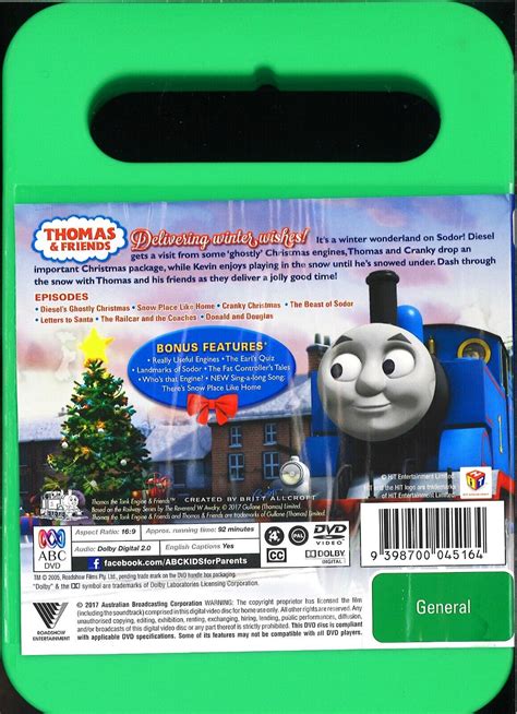 74a New Sealed Thomas And Friends Thomass Christmas Carol Dvd Region 4