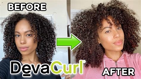 Devacut On 3b 3c Curly Hair Transformation Before And After Youtube