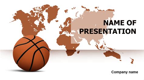 World Basketball Ball Powerpoint Template For Impressive Presentation