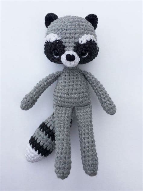 Crochet Raccoon With Scarf Free Pattern Amigurumi Today Crochet Patterns Amigurumi