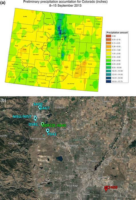 A Map Of Accumulated Precipitation Over Colorado From 8 To 15