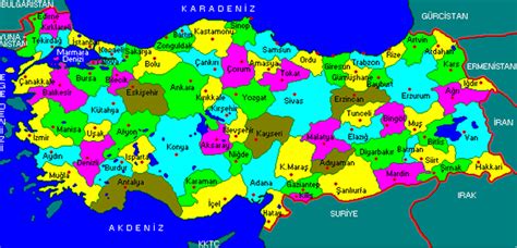 Türkiye Siyasi Haritasi
