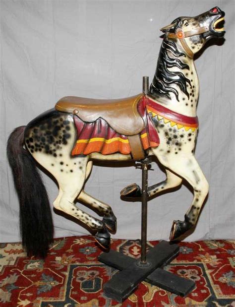 Herschell Spillman Carved Wood Carousel Horse