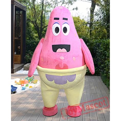 Patrick Star Cartoon Mascot Costume For Adults