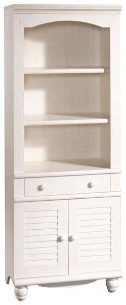 Sauder® Harbor View Antiqued White Librarybookcase With Doors