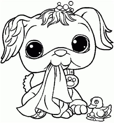 Littlest Pet Shop Coloring Pages Free - Coloring Home