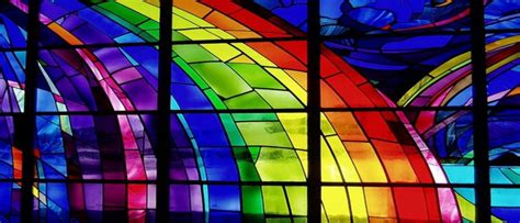 Rainbow Stained Glass Fli