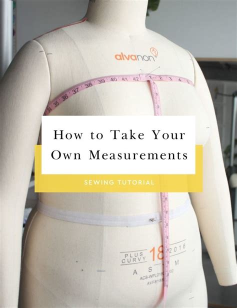 Learn How To Take Accurate Body Measurements For Sewing Your Own Clothes Tutorial By Closet