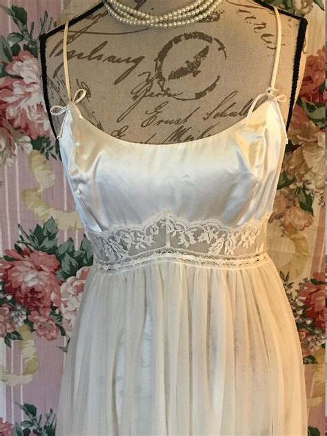 Claire Sandra By Lucie Ann Bridal Nightgown Etsy