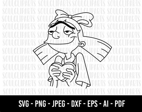 Hey Arnold Helga Coloring Pages