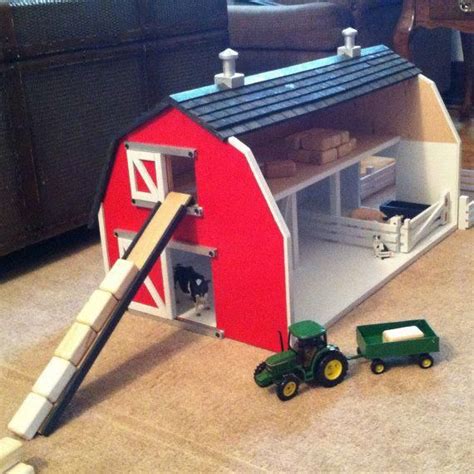 Childrens Toy Wooden Barn By Stockwellcreek On Etsy More