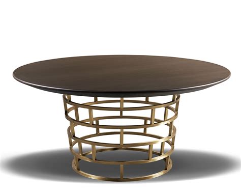 Refined Brass Dining Table Kassavello
