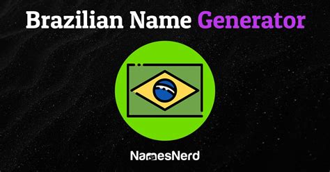 Brazilian Name Generator