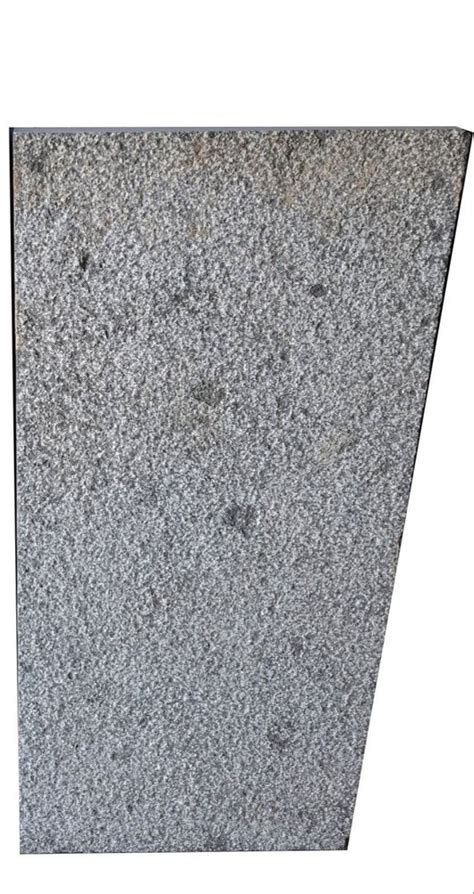 Grey Bush Hammer Finish Stone Tile For Flooring Thickness 18 Mm At