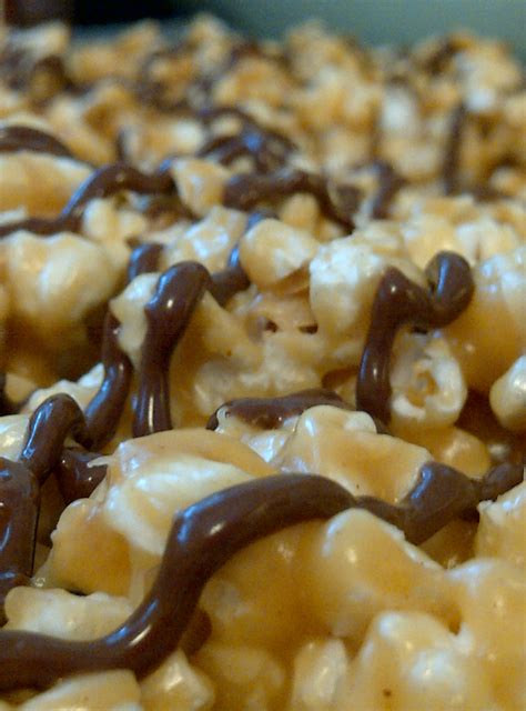 Usasillyyaks Peanut Butter Popcorn With Chocolate Drizzle