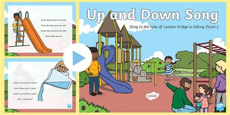 Up And Down Song PowerPoint Hecho Por Educadores Twinkl