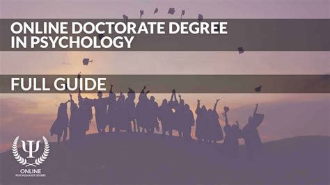 Online Doctorate In Psychology Full Guide 2022