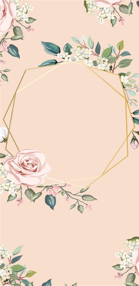 Floral Pink Blue Nature Golden Roses Glitter Flowers Pastel