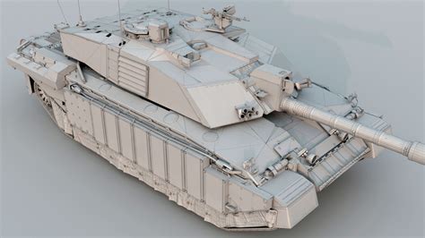 Challenger 2 3d Model L3d Studio