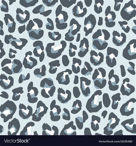 Seamless Pattern Skin Of A Snow Leopard Royalty Free Vector
